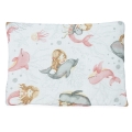 Poszewka 25 x 35 cm - Syrenki białe