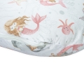 Poduszka fasolka do karmienia - Syrenki białe