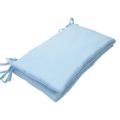 Ochraniacz na łóżeczko muślinowy Premium - Baby blue