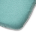 Prześcieradło 52x89 cm muślinowe Premium - Emerald