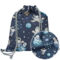 Plecak / Worek bawełniany - Mały książę granatowy