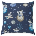 Poszewka 40 x 40 cm - Mały książę granatowy