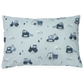 Poszewka 40x60 - Koparki szare