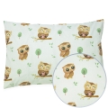 Poszewka 40x60 - Sowy beżowe