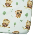 Prześcieradło 160 x 80 - Sowy beżowe