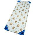Prześcieradło na leżak przedszkolny 140 x 60 - Sowy bezowe