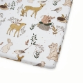 Prześcieradło 76 x 43 cm bawełniane - Wilk i przyjaciele
