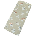 Prześcieradło 50x83 cm - Śpiące zwierzątka beżowe