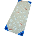 Prześcieradło na leżak przedszkolny 140 x 60 - Śpiące zwierzątka beżowe