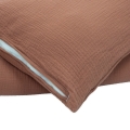 Pościel 120x90 cm muślinowa Premium - Mocha Mousse