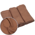 Pieluszki muślinowe 3 szt. Premium - Zestaw 19 (Mocha Mousse)