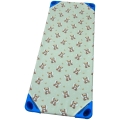 Prześcieradło na leżak przedszkolny 140 x 60 - Miś serce latte