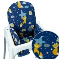 Poduszka do krzesełka Antilop - Liski w kosmosie