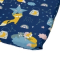 Prześcieradło 180 x 80 - Liski w kosmosie