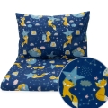 Pościel 100 x 160 cm  - Liski w kosmosie