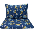 Pościel 100 x 160 cm  - Liski w kosmosie