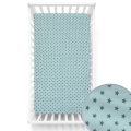 Prześcieradło 120 x 60 - Mini gwiazdki szare