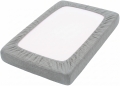 Prześcieradło na przewijak 70x50 muślin premium - Silver