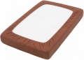 Prześcieradło na przewijak 70x50 muślin premium - Mocha Mousse