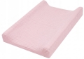 Prześcieradło na przewijak 80x50 muślin premium - Baby pink