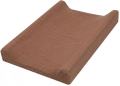 Prześcieradło na przewijak 80x50 muślin premium - Mocha Mousse
