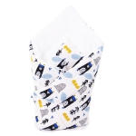 Rożek 80x80cm - Bóbr niebieski