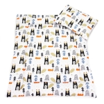 Komplet 4 el. do wózka - Bóbr brązowy