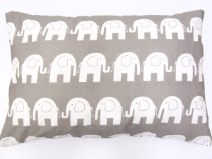 Kerstin Poszewka 40x60 - Słoniki szare