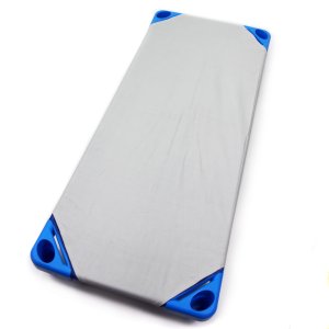 Prześcieradło na leżak przedszkolny 140 x 60 - Szare