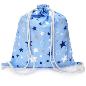 Plecak / Worek bawełniany - Blue stars
