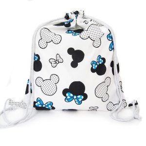 Plecak / Worek bawełniany - Miki niebieskie