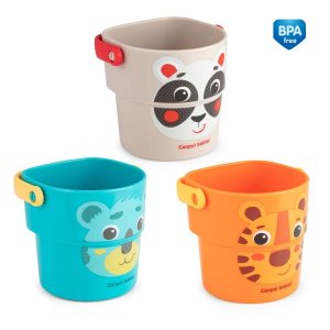 CANPOL Kubeczki do kąpieli HELLO LITTLE