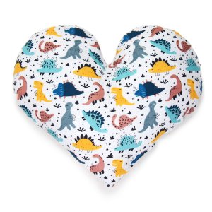Poduszka serce - Jurassic park biały