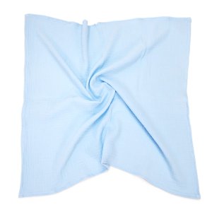 Pieluszka muślinowa 70 x 80 cm Premium - Baby blue