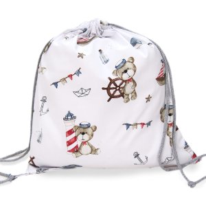 Plecak / Worek bawełniany - Miś pirat