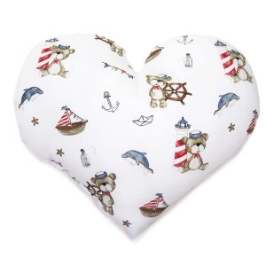 Poduszka serce - Miś pirat