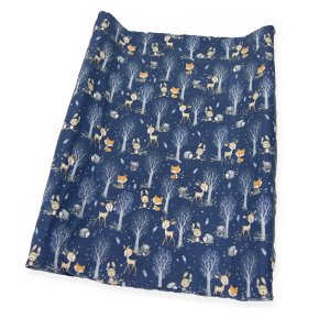 Prześcieradło na przewijak 80 x 50 cm - Las ciemny