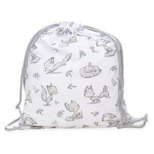 Plecak / Worek bawełniany - Liski szare