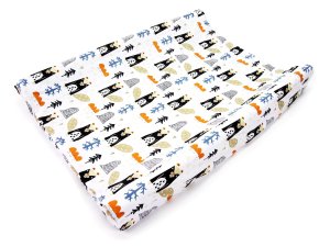 Prześcieradło na przewijak 80 x 50 cm - Bóbr brązowy