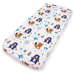 Prześcieradło 50x83 cm - Las granatowy