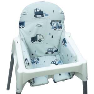 Poduszka do krzesełka Antilop - Koparki szare