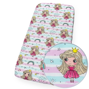 Prześcieradło 110 x 58 cm - Księżniczki