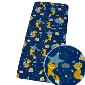 Prześcieradło 50x83 cm - Liski w kosmosie