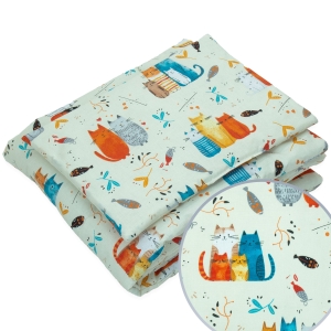 Pościel 70 x 80 cm - Kotki kolorowe