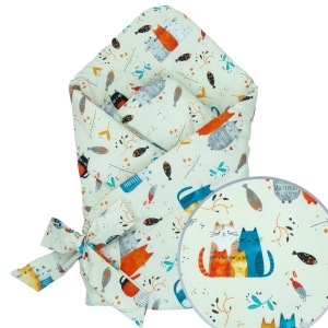 Rożek niemowlęcy - Kotki kolorowe