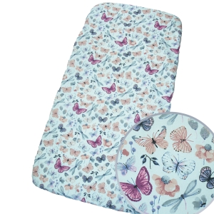 Prześcieradło 180 x 80 - Motylki i ważki