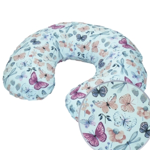 Rogal do karmienia rozbieralny - Motylki i ważki