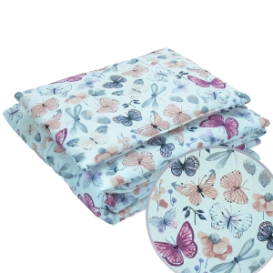 Pościel 70 x 80 cm - Motylki i ważki