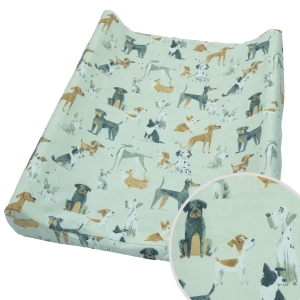 Prześcieradło na przewijak 70x50 - Psia rodzina