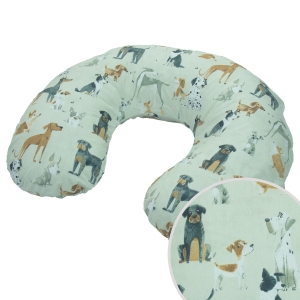 Poszewka na poduszkę rogal - Psia rodzina